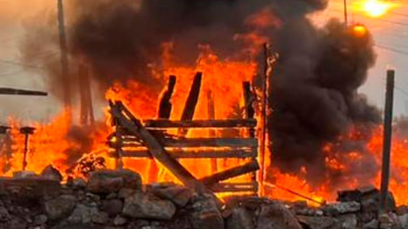 Se incendia vivienda en Morelia, Michoacán 