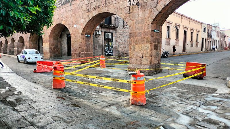 Emite ayuntamiento de Morelia alerta Vial por cierre temporal de calle Valladolid 