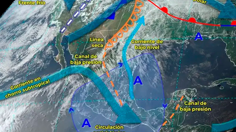 Continúa onda de calor, pronostican hasta 45 grados Celsius en 12 estados 