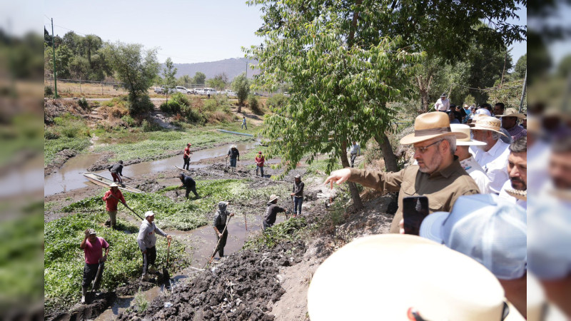 Vamos por la preservación del lago y manantiales de Pátzcuaro: Bedolla