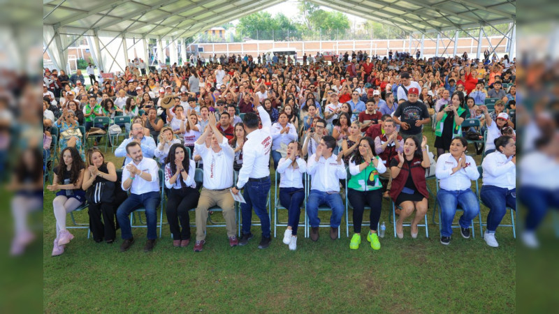 Miles de defensores de la 4T ratifican su respaldo a Torres Piña rumbo a la presidencia de Morelia