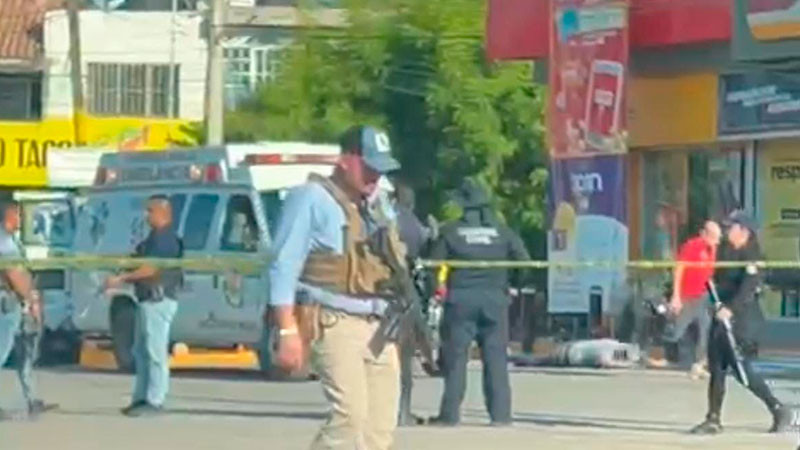 A tiros ultiman a un individuo en Apatzingán, Michoacán 