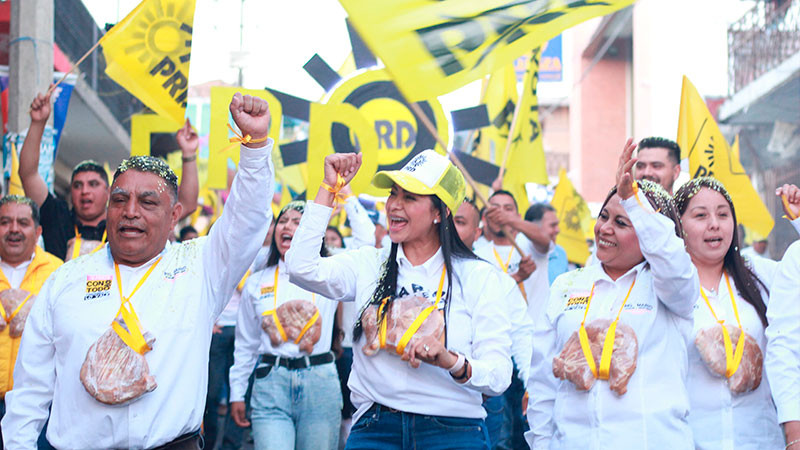 Con toda la fuerza y el corazón vamos por un Michoacán que camine en paz, desarrollo y unidad: Araceli Saucedo