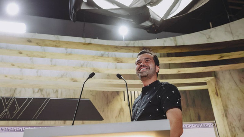 Previo al debate, Máynez afirma va por la Presidencia y no por el segundo lugar 