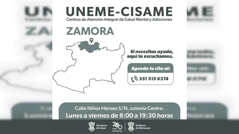 Atiende SSM adicciones con trato digno y humano