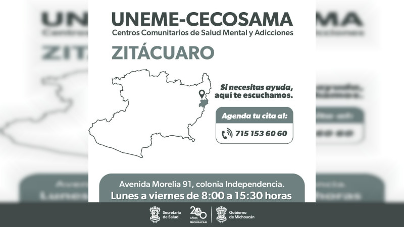 Atiende SSM adicciones con trato digno y humano