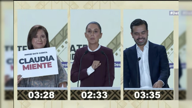 Primer bloque del segundo debate presidencial, entre señalamientos y evasión de preguntas 