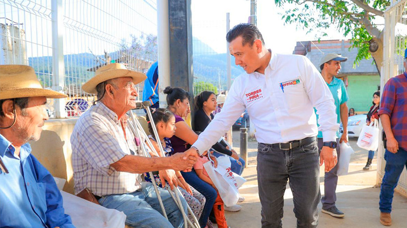 Va Torres Piña por la recuperación de las comunidades rurales de Morelia