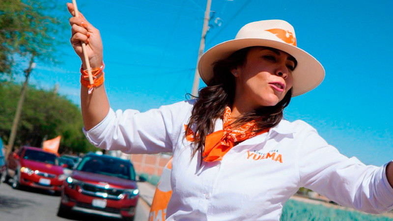 Yulma Rocha promete mejorar servicios básicos y de salud en Salamanca, Guanajuato 