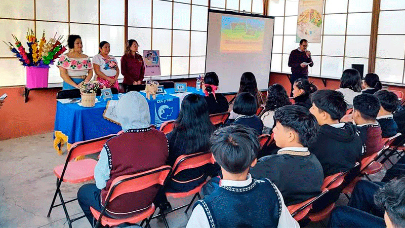 Estudiantes del Cecytem conocen retos de educación inclusiva en un contexto bilingüe 
