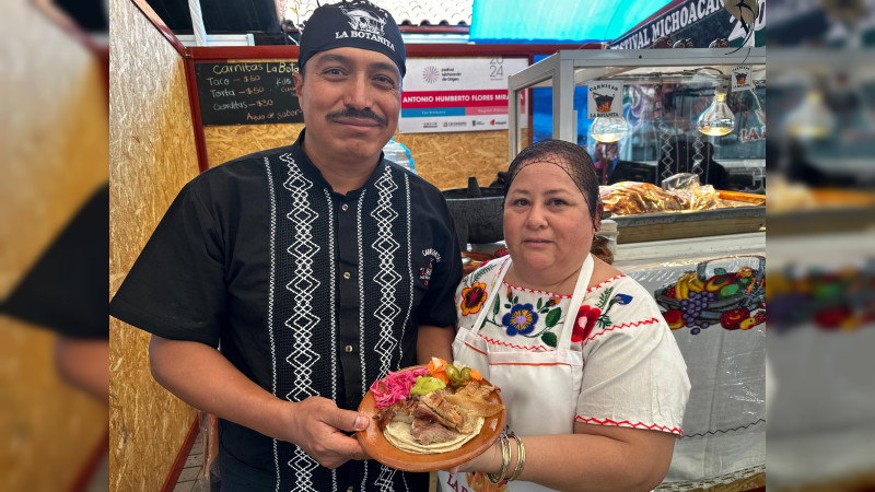Carnitas, charales, morisqueta y otras delicias te esperan en el Festival Michoacán de Origen