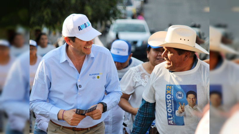 En el Sur de Morelia, construirá Alfonso una Clínica Municipal, nuevo andador y mejores vialidades