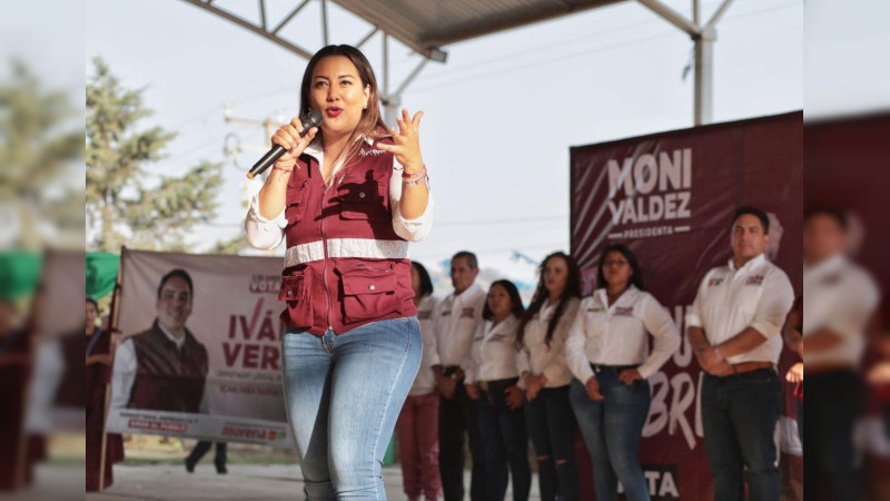 Las palabras son bonitas, pero los hechos son todavía más, y en Zacapu ¡somos la prueba!: Mónica Valdez