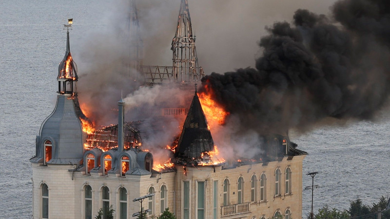 Ataque ruso a "Castillo de Harry Potter" en Ucrania deja saldo de 5 muertos y 30 heridos