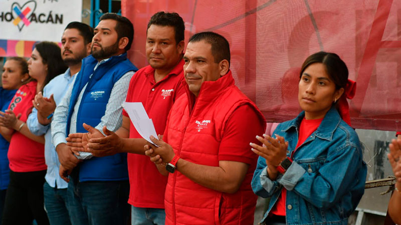 Ratifican las Cañadas apoyo a Bladimir González, candidato a edil de Tarímbaro  