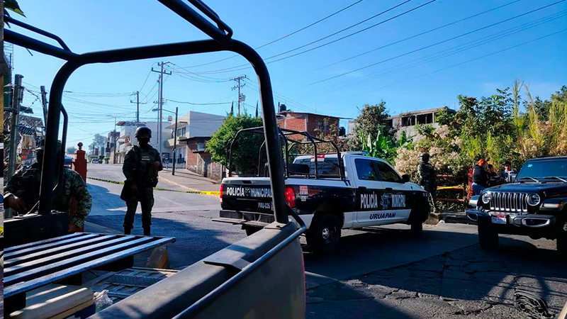 Privan de la vida a mujer en Uruapan, Michoacán  