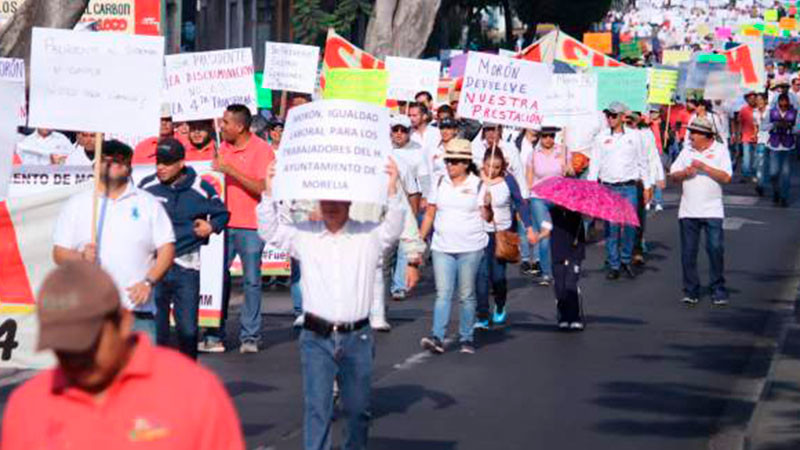 Sindicatos michoacanos alistan marcha de este 1 de mayo    