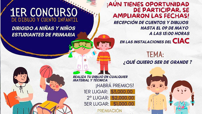 UMSNH amplia fecha para participar en concurso “Sé rector o rectora por un día” y de Dibujo y Cuento Infantil