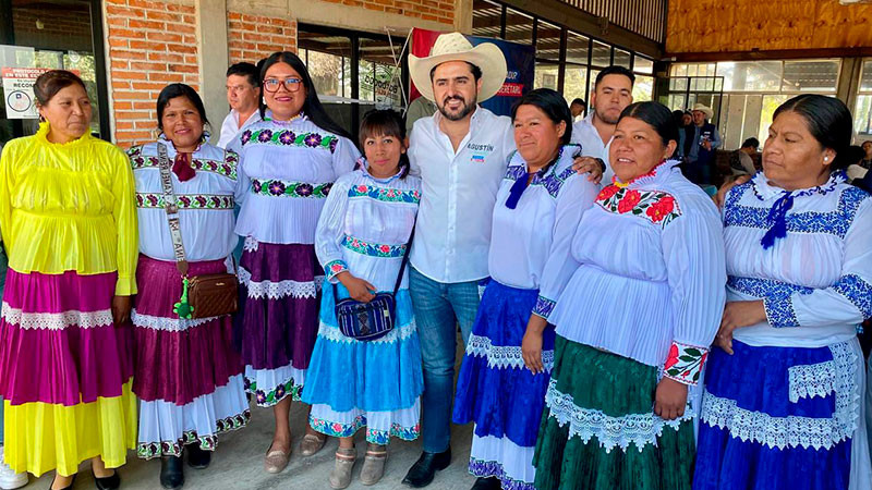 En Amealco, Agustín Dorantes convoca a no permitir que el miedo entre a Querétaro 