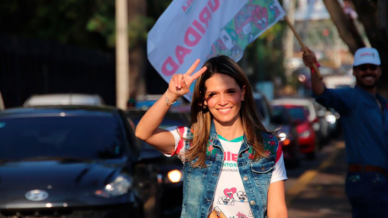 Los morelianos exigen candidatos que sepan trabajar y que dan resultados : Daniela De Los Santos 