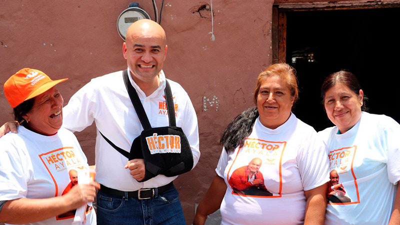 Héctor Ayala promete un Programa de Útiles y Calzado Escolar para infancias morelianas 