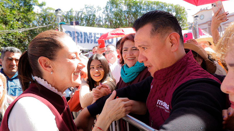 Segunda gira de Sheinbaum en Michoacán reafirma que es la mejor aliada del estado: Torres Piña 