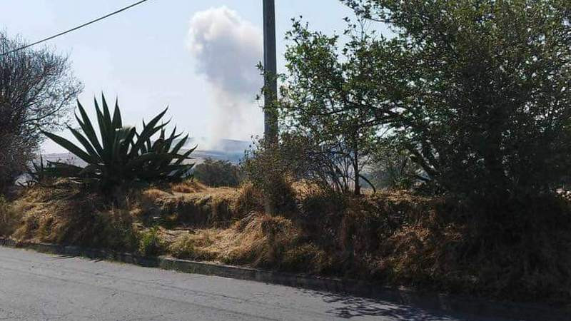 Se registra explosión en polvorín de Almoloya, Estado de México; mueren 2 