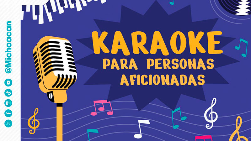 Canta tu rola favorita en el karaoke del Festival Michoacán de Origen 