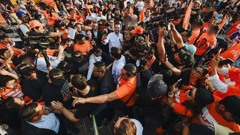 Este sábado el candidato presidencial Jorge Álvarez Máynez viene a Morelia  