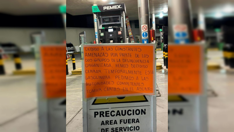 Cárteles cobran impuesto de 2 pesos por litro de gasolina en Apatzingán, denuncian empresarios de Michoacán  
