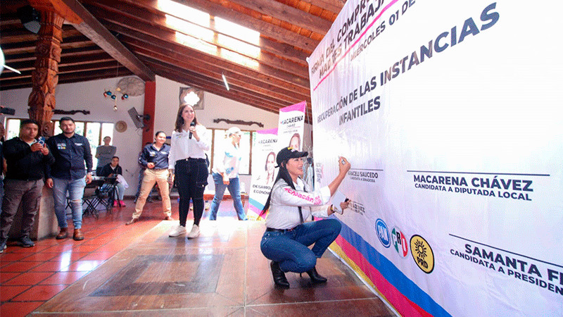 Compromiso con las infancias y las madres trabajadoras ¡va en serio!: Araceli Saucedo 