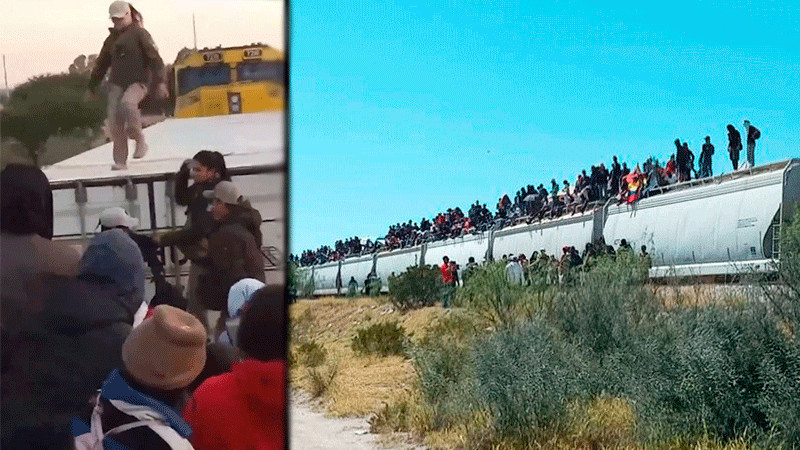 Zacatecas: Reportan dos trenes varados con cientos de migrantes 