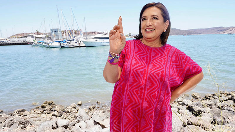 Xóchitl Gálvez libra infracción del TEPJF por usar logo del INE 