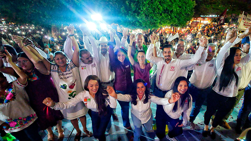 Claudia Sheinbaum llama a defender la continuidad de la  paz y la justicia con la 4t