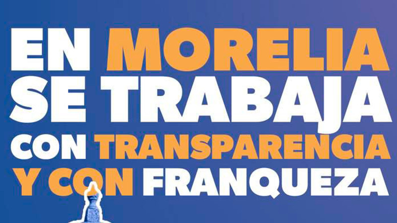 Con transparencia, multiplicaremos las obras en Morelia: Alfonso 
