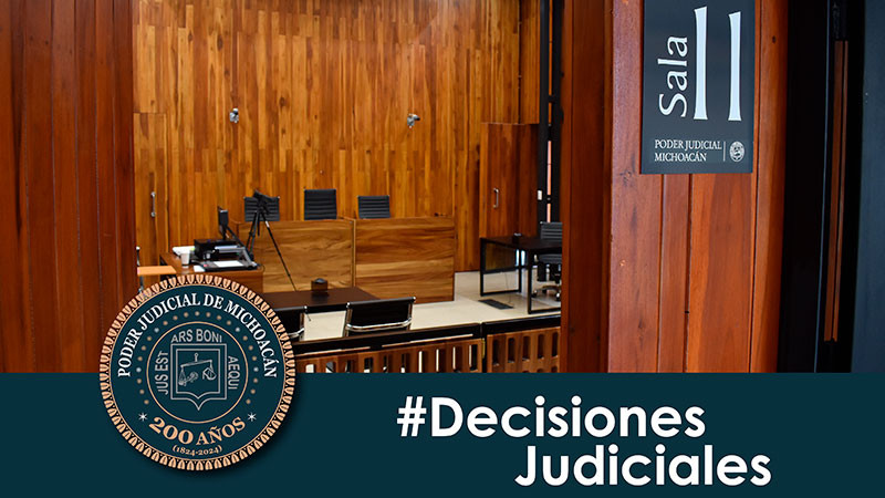 Poder Judicial de Michoacán comparte sentencias y decisiones por tratarse de información de interés público 