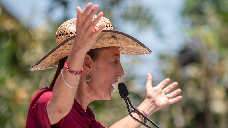 Como un éxito rotundo, califica Morón gira de Claudia Sheinbaum por Michoacán