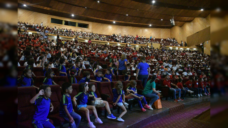 Gran concierto didáctico para las niñeces se vivió en el Festival Michoacán de Origen