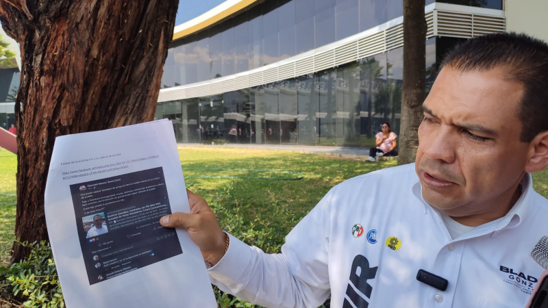 Bladimir González denuncia a Baltazar Gaona ante la FGE  por ataque al honor e intimidación 