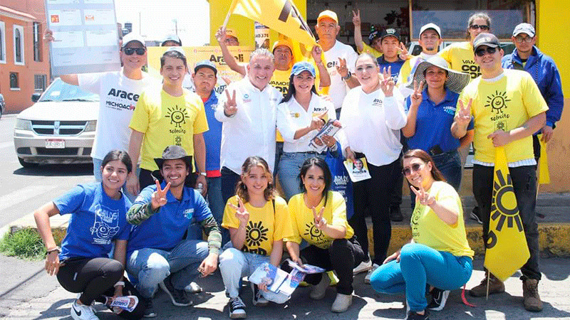 La construcción de la paz en unidad social ¡será una realidad!: Araceli Saucedo 
