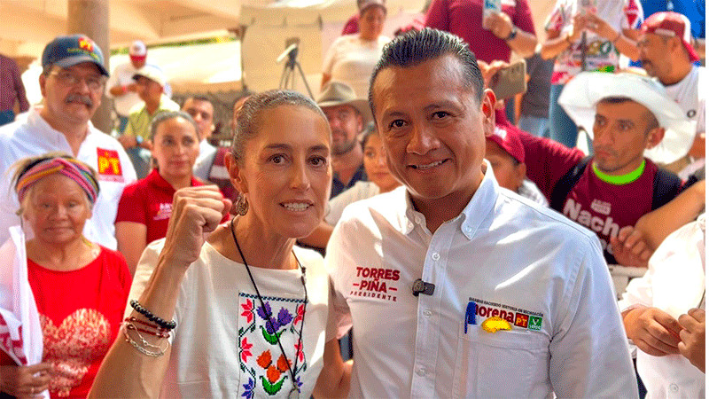 Claudia Sheinbaum y Torres Piña convocan a voto masivo en favor de Morena 