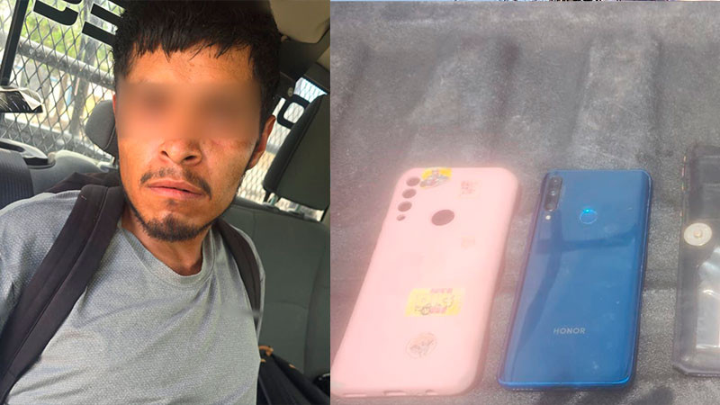 Detienen a sujeto por robo a transeúnte en Juriquilla, Querétaro 