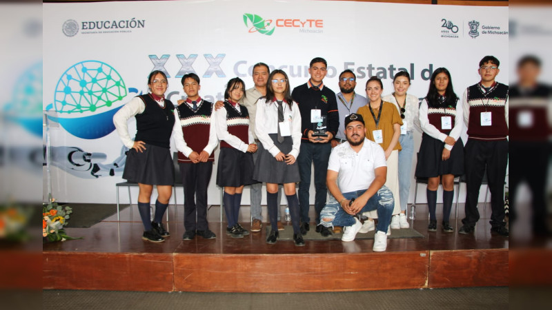 Estudiantes del Cecytem competirán en Concurso Nacional de Creatividad Tecnológica