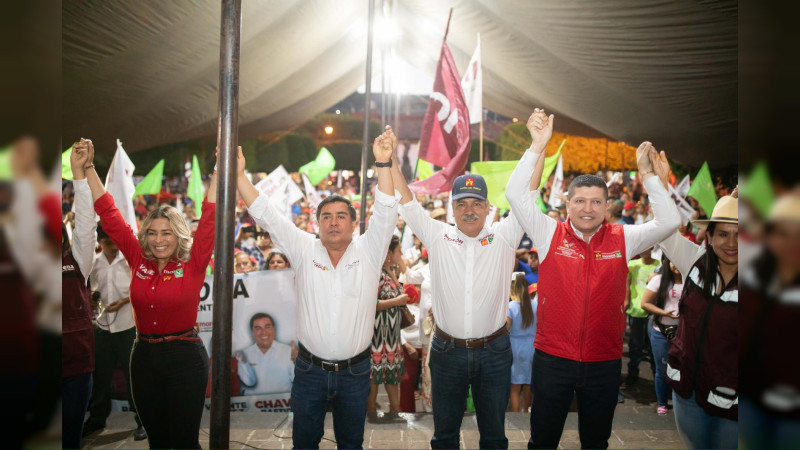 Reafirma Morón tendencia ganadora en Michoacán para la 4T 