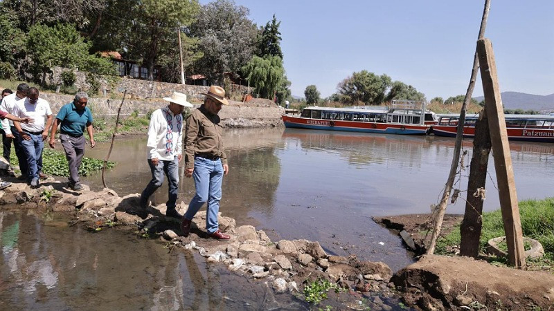 Iniciará intervención de 75 manantiales por el rescate del lago de Pátzcuaro 