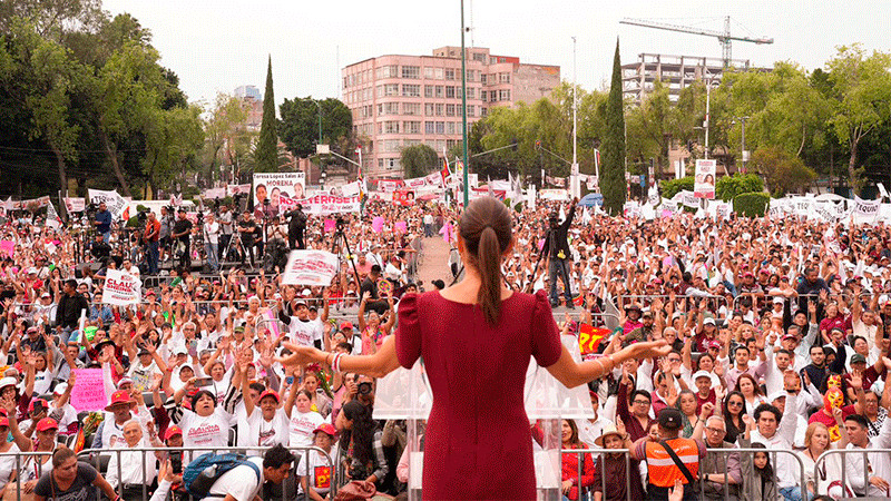 Claudia Sheinbaum hace llamado a que la CDMX continúe con la 4T 