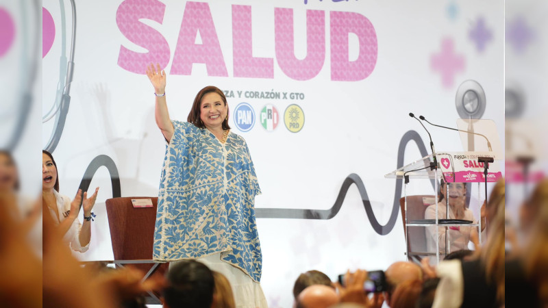 Xóchitl promete medicinas, recetas electrónicas y contrato de médicos mexicanos 