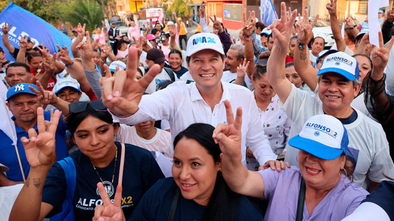 Colonos de la Jesús Romero Flores reconocen trabajo de Alfonso 
