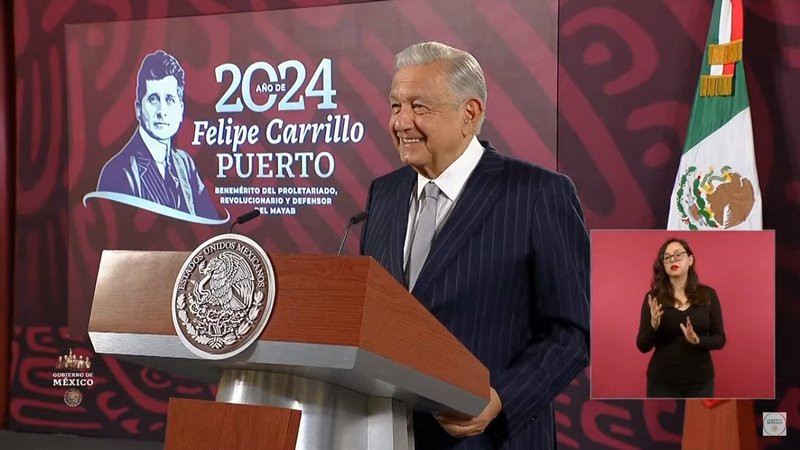 AMLO reitera que antes que acabe su sexenio se garantizará el acceso a la salud en 23 estados 