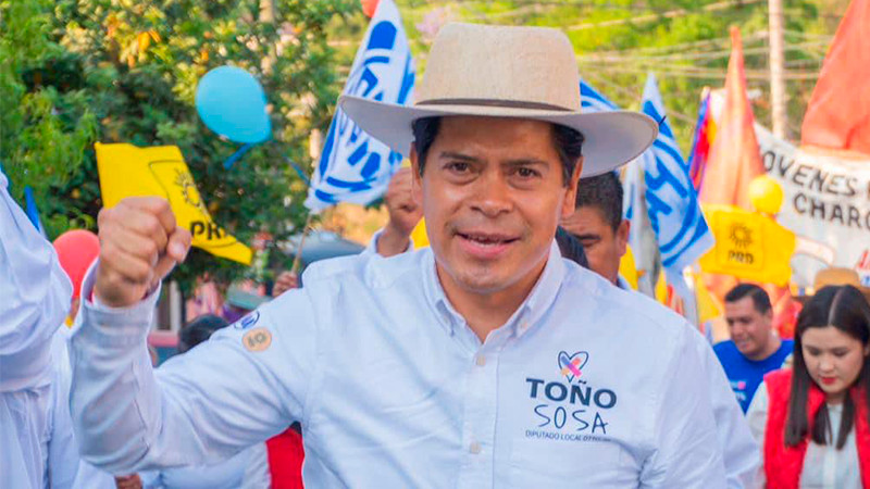 Toño Sosa apoyará a emprendedores michoacanos 